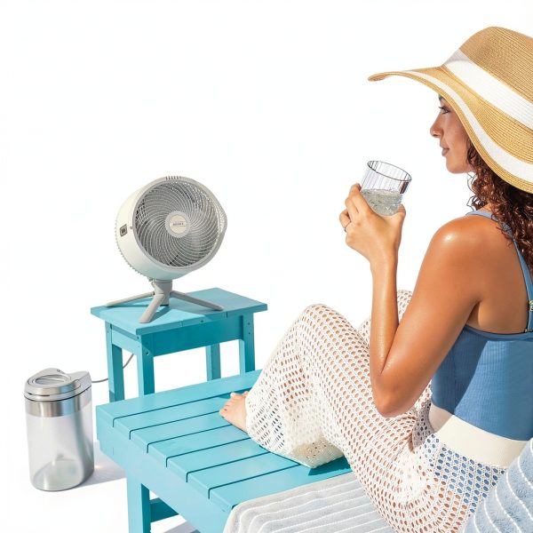 Shark FlexBreeze Pro Mist Fan - Portable Misting Floor Fan-8