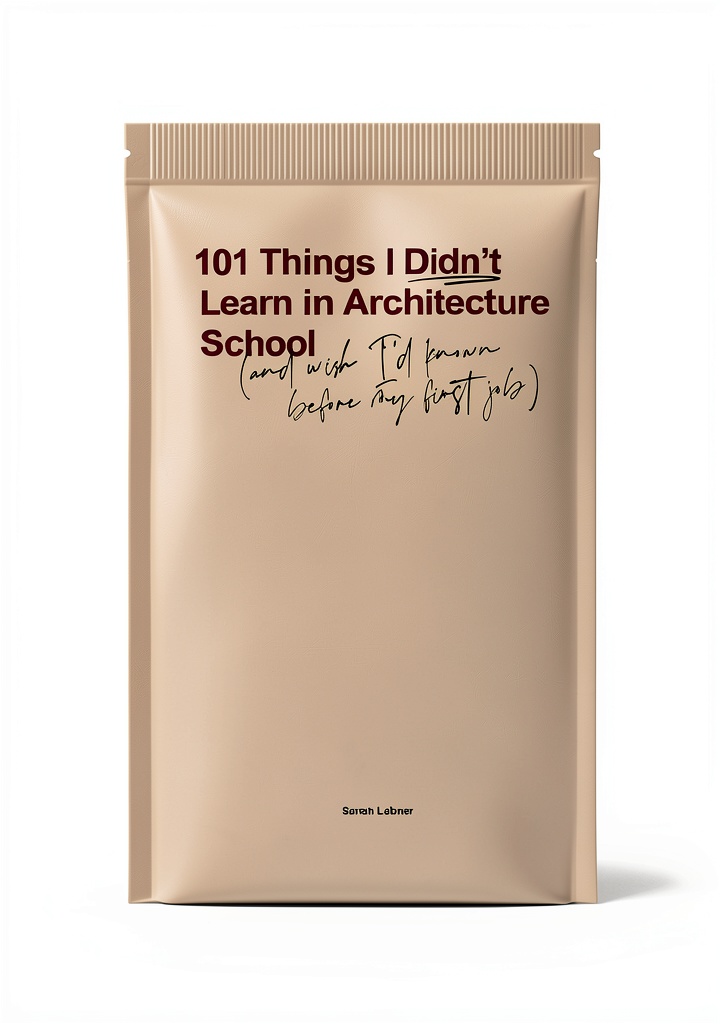 'Sarah Lebner Architecture Kindle book cover on a tablet'