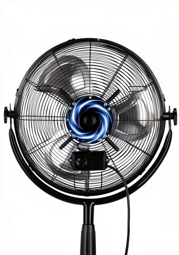 BEESTAR Industrial Pedestal Fan 20 inch Black-3