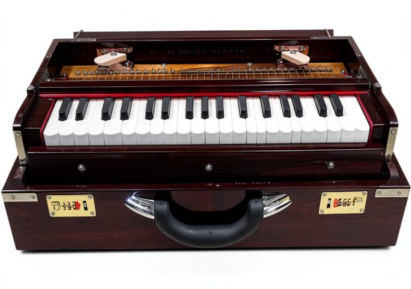 Superbrass Harmonium Teak Wood 3 1/2 Octave-0
