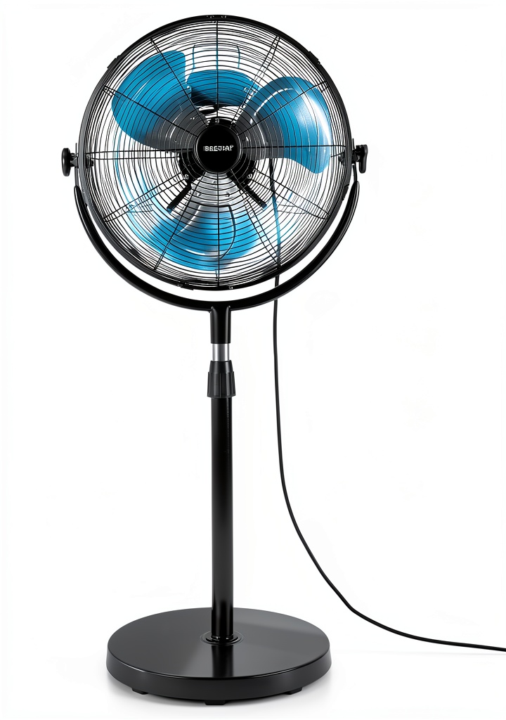 BEESTAR Industrial Pedestal Fan 18 in a warehouse