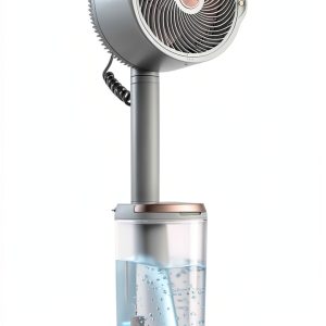 Shark FlexBreeze Pro Mist Fan - Portable Misting Floor Fan-0