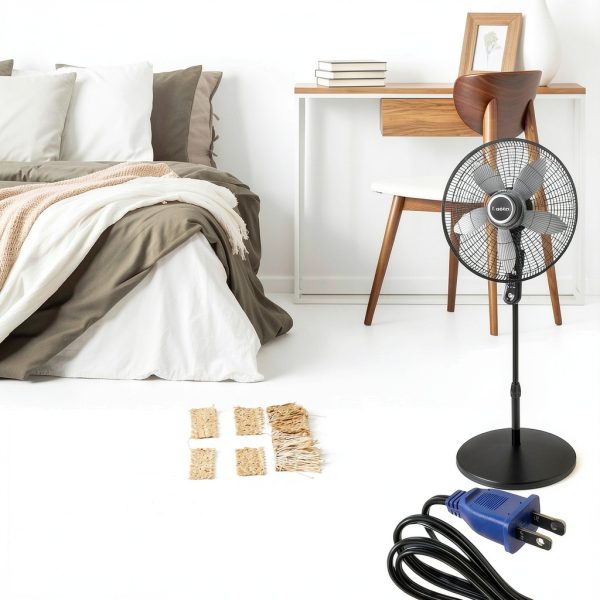 Lasko Pedestal Fan 4 Speed Black Modern Design-5
