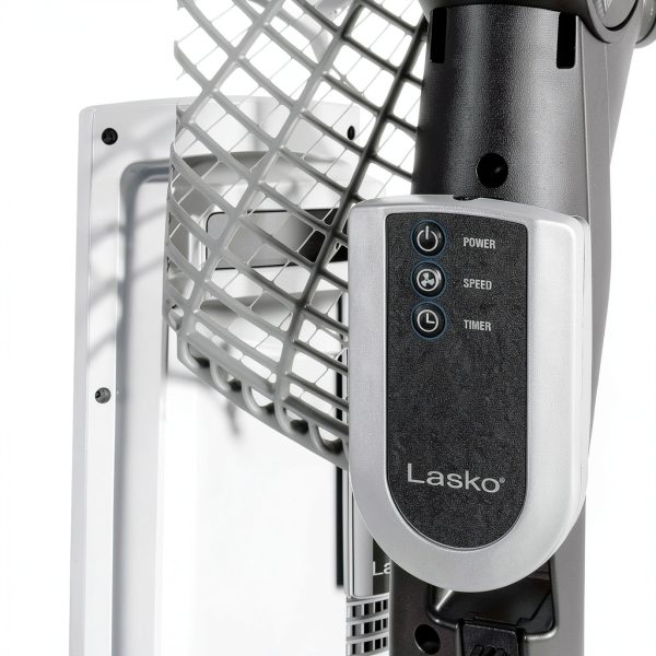 Lasko Pedestal Fan 4 Speed Black Modern Design-4