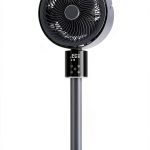 Feculs Official Dark Gray Pedestal Fan Oscillating Floor Fan-0