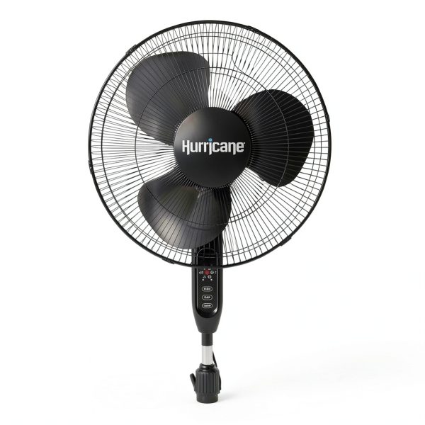 Hurricane Black Pedestal Fan for Home and Shop-5