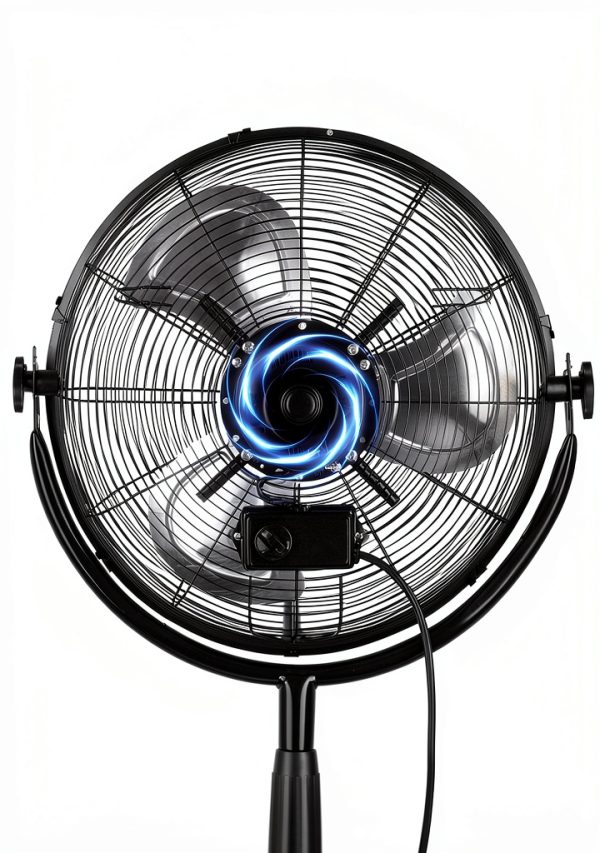 BEESTAR Industrial Pedestal Fan 18 Black-3