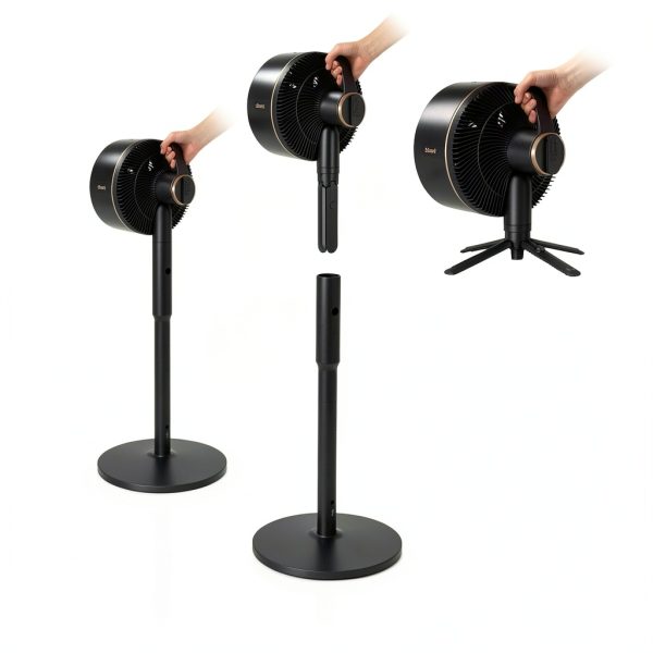 Shark FlexBreeze Fan Dark Grey Pedestal Portable-2