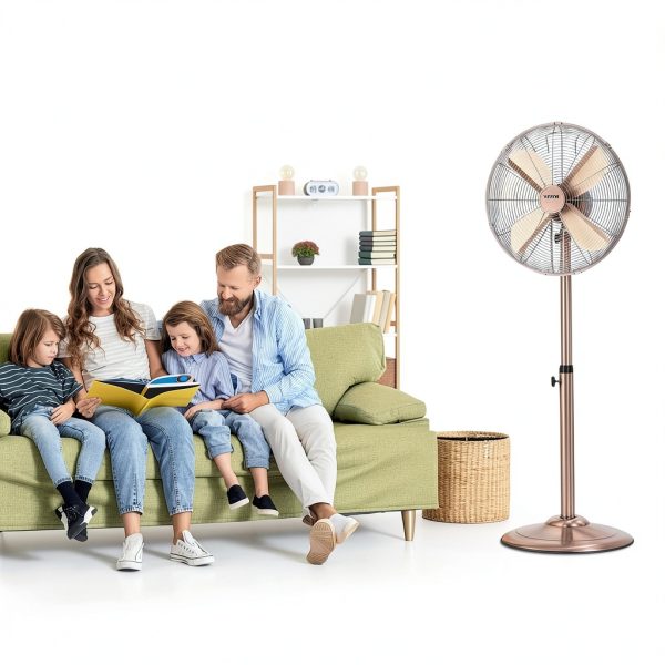 Industrial Pedestal Fan VEVOR Copper Floor Fan-7