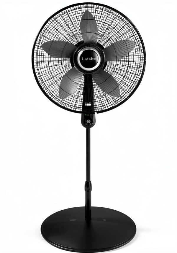 Lasko Pedestal Fan 4 Speed Black Modern Design-7