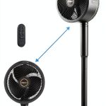 Shark FlexBreeze Fan Dark Grey Pedestal Portable-0