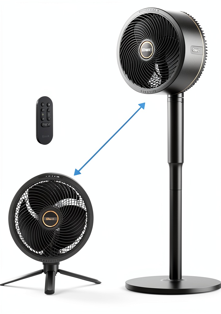 Shark FlexBreeze fan on a patio with a breeze