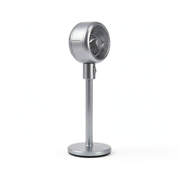 Feculs Official Dark Gray Pedestal Fan Oscillating Floor Fan-5