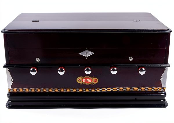 Cedar Wood Harmonium Mehta e retail India Portable-1
