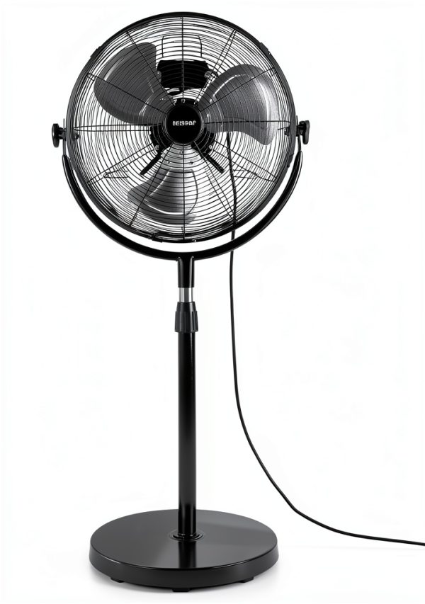 BEESTAR Industrial Pedestal Fan 20 inch Black-0