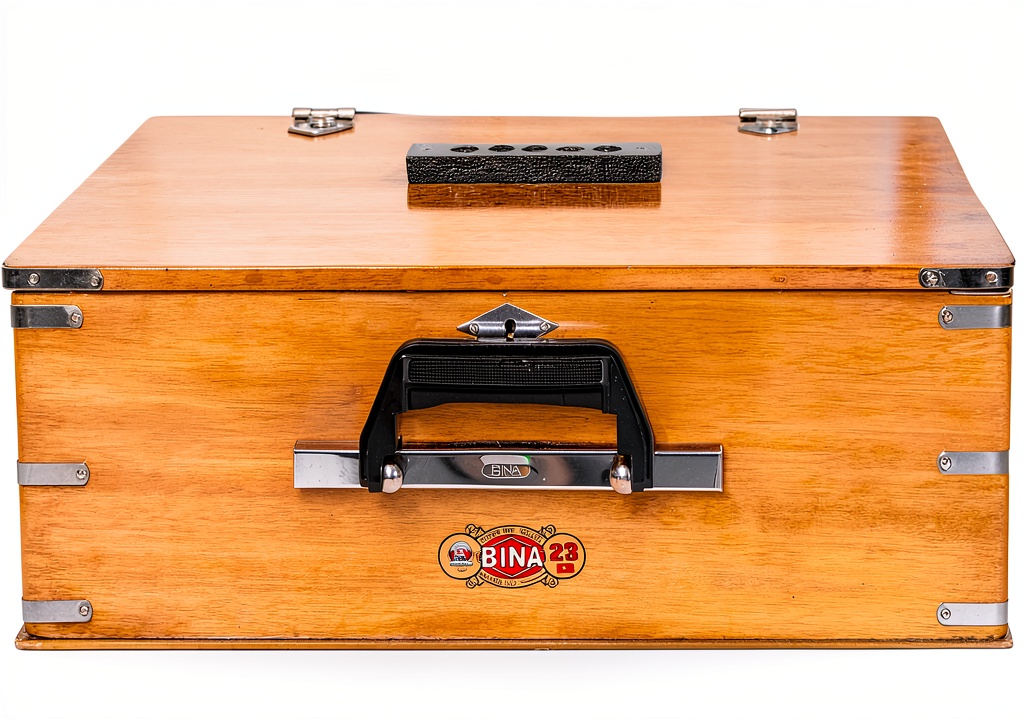 Bina Musicals Harmonium Natural Wood 23B Pro