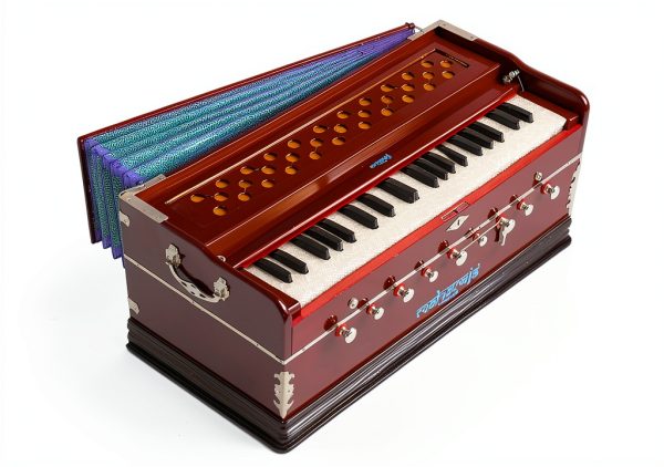 Harmonium Maharaja Musicals Mahogany Wood 42 Keys-1