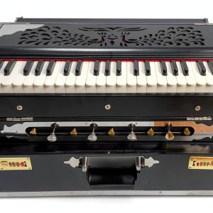 Alluring Crafts Harmonium with Carry Bag Black Wood-0