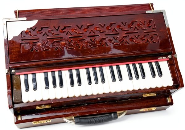 Alluring Crafts Harmonium with Carry Bag Black Wood-3
