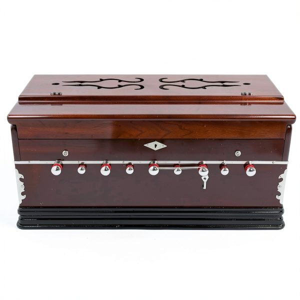 Harmonium Maharaja Musicals Mahogany Wood 42 Keys-4