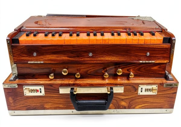 Superbrass Teak Harmonium with Lacquer Finish-3