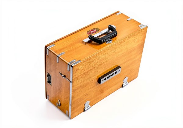 Bina Musicals Harmonium Natural Wood 23B Pro-6