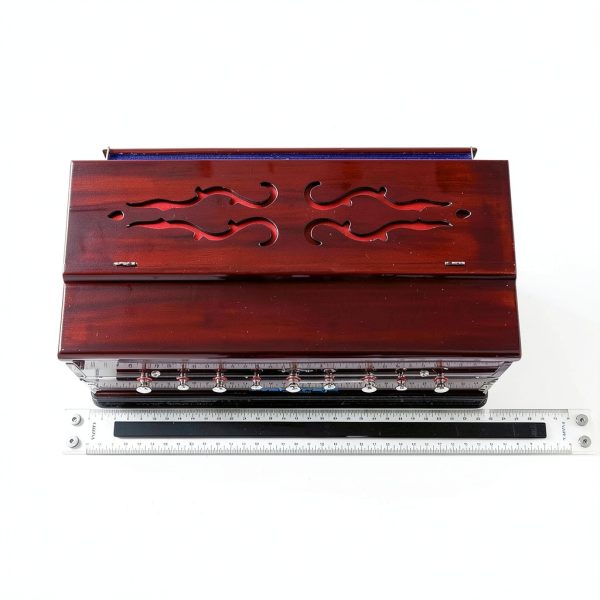 Harmonium Maharaja Musicals Mahogany Wood 42 Keys-6