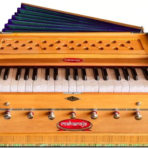 Maharaja Musicals 3 1/4 Octave Harmonium Natural Wood-0