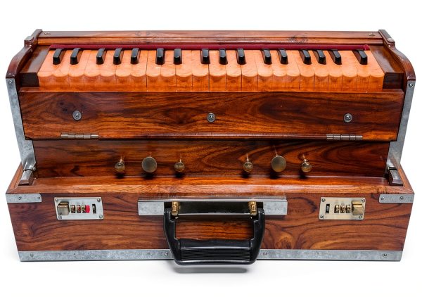 Superbrass Teak Harmonium with Lacquer Finish-1