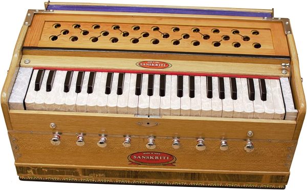 Maharaja Musicals Harmonium AABG 9‑Stop 3½ Octave Wood Case-1
