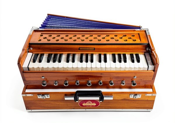 Hohner Classic Brown Harmonium Musical Instrument with Rich Tone-0