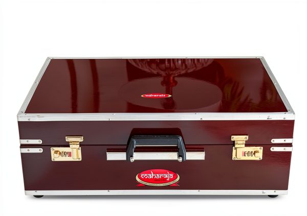 Rosewood Color 9 Stop Harmonium by Maharaja Musicals AHF Model-5