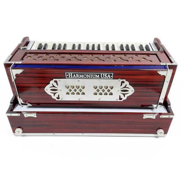 Harmonium USA HU01 Red Mahogany 42-Key Beginner Harmonium-3