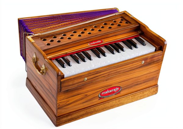 Maharaja Musicals Portable Harmonium Gold 2.5 Octave Small PH3-0