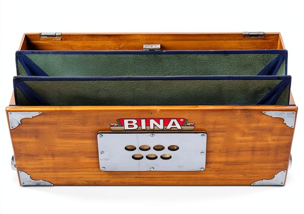 Harmonium BINA 23B Deluxe Teak Portable 2½ Octave 32-Key-7
