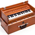 Old Delhi Harmonium HBCLSC-SE 42-Key Natural Pine Portable Instrument-0