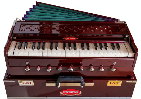 Maharaja Musicals Rosewood Harmonium 9 Stops Bag Included Model AHF-0