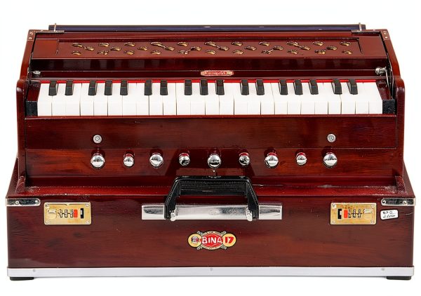 Portable Harmonium Prettycraft PR126 Nickel Professional Deluxe-1