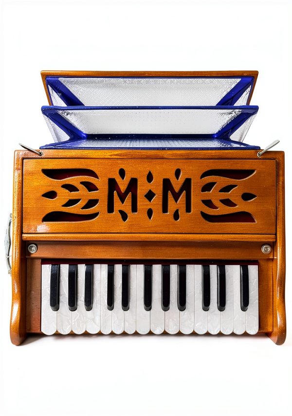 Musician's Mall Baby Harmonium Wood Baby Size Multicolor Model HAR002-1