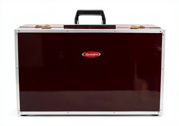 Rosewood Color 9 Stop Harmonium by Maharaja Musicals AHF Model-6