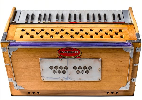 Maharaja Musicals Harmonium AABG 9‑Stop 3½ Octave Wood Case-2