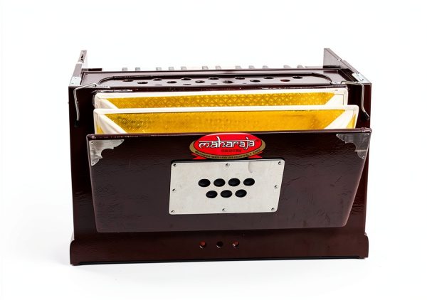 Harmonium Maharaja Musicals PH2 Dark Mahogany 2 1 4 Octave Cedar Wood-6