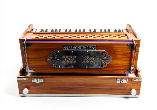 Hohner Classic Brown Harmonium Musical Instrument with Rich Tone-2