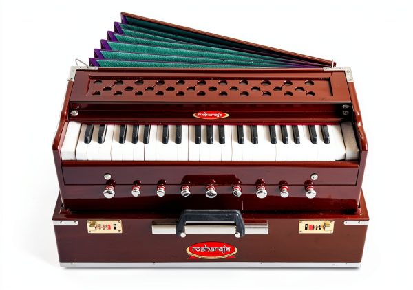 Maharaja Musicals Rosewood Harmonium 9 Stops Bag Included Model AHF-2