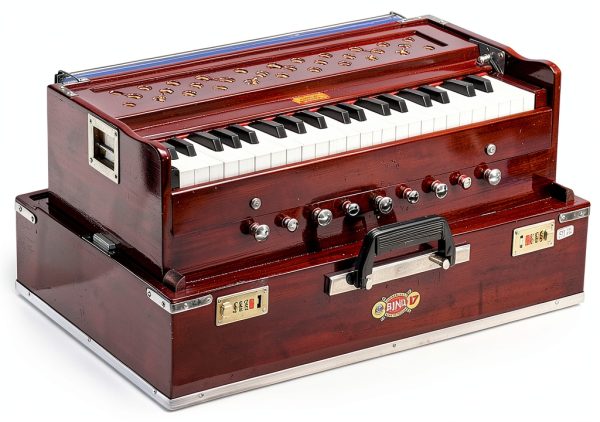 Portable Harmonium Prettycraft PR126 Nickel Professional Deluxe-3