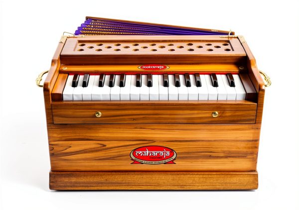 Maharaja Musicals Portable Harmonium Gold 2.5 Octave Small PH3-3