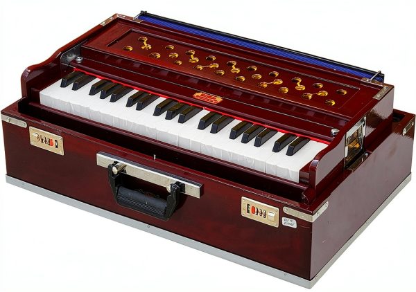 Portable Harmonium Prettycraft PR126 Nickel Professional Deluxe-4