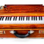 Harmonium Alluring Crafts Wooden Portable Brown Model 14-0