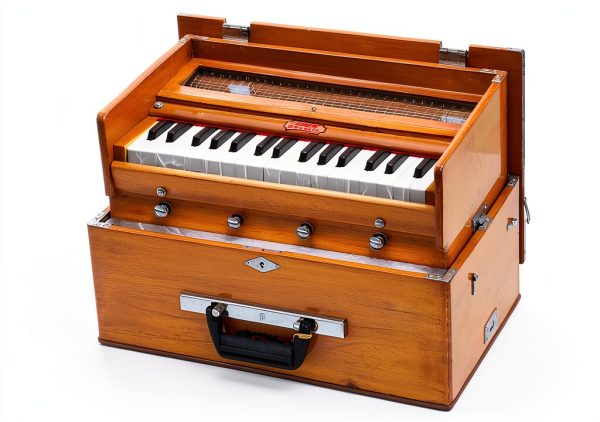 Harmonium BINA 23B Deluxe Teak Portable 2½ Octave 32-Key-1