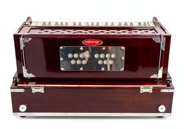 Rosewood Color 9 Stop Harmonium by Maharaja Musicals AHF Model-4